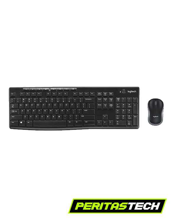 TECLADO Y MOUSE LOGITECH MK270 NEGRO WIRELESS