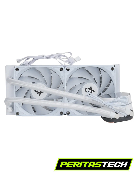 WATERCOOLING AIO SLX WC-W240 WHITE 240MM ARGB INFINITE - Imagen 2