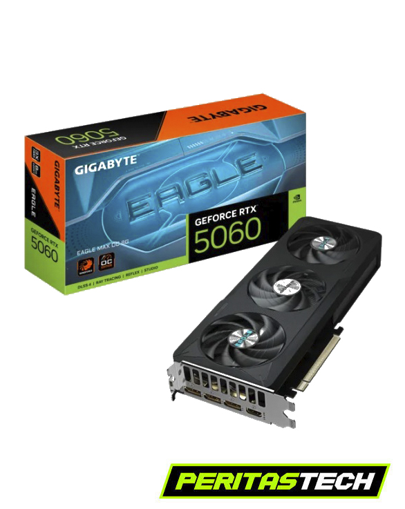 PLACA DE VIDEO GIGABYTE RTX 5060 EAGLE MAX OC 8GB GDDR7