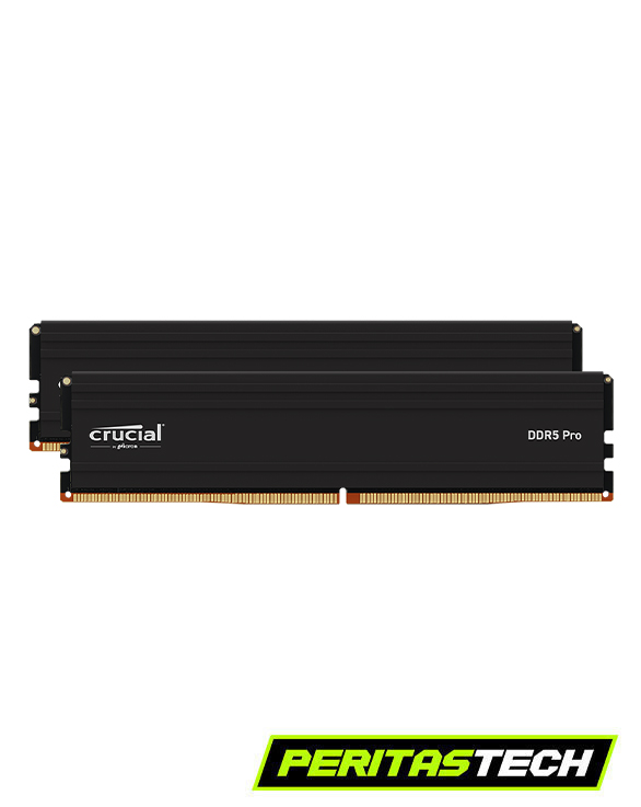 MEMORIA RAM 48GB 2X24 6000 MHZ CRUCIAL PRO BLACK EDITION