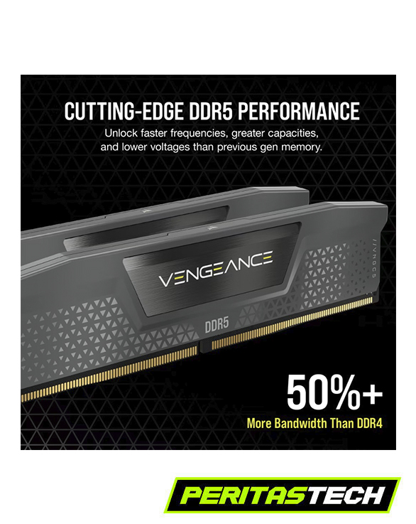 MEMORIA RAM 64GB 2X32GB 6000 MHZ CORSAIR VENGEANCE BLACK EXPO - Imagen 3