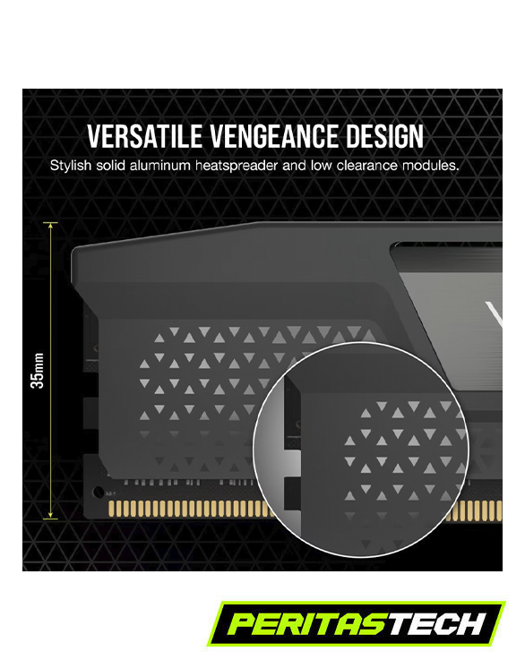 MEMORIA RAM 64GB 2X32GB 6000 MHZ CORSAIR VENGEANCE BLACK EXPO - Imagen 4