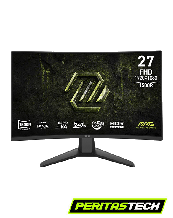 MONITOR GAMER 27 PULGADAS MSI 274CF X24 240HZ 0.5MS CURVO