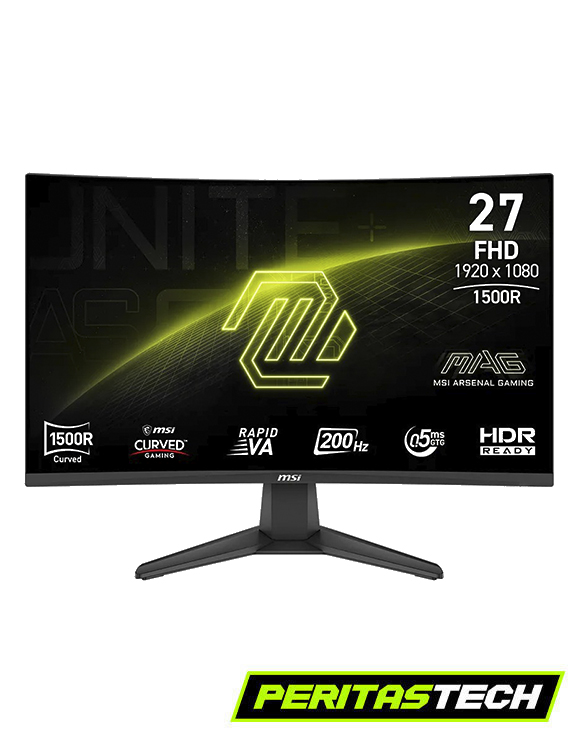 MONITOR GAMER MSI MAG 276CF E20 200HZ 0.5MS CURVO