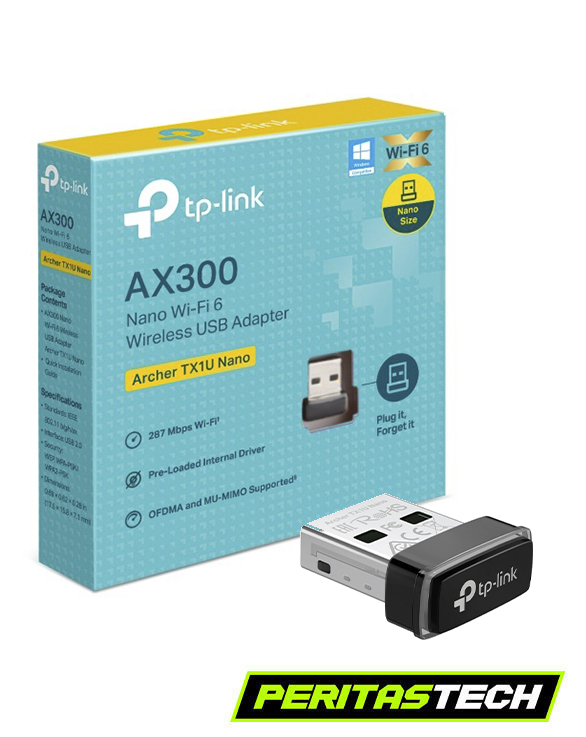 PLACA DE RED WIFI 6 TP LINK ARCHER TX1U NANO USB