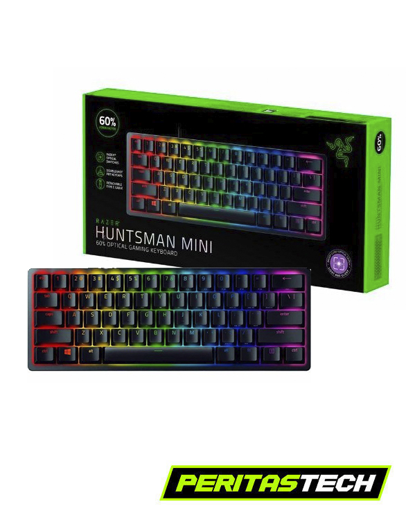 TECLADO RAZER HUNTSMAN MINI 60% OPTICAL PURPLE ESPAÑOL