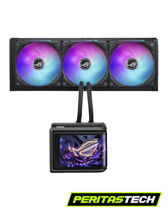 WATERCOOLING ASUS ROG RYUO IV SLC 360MM BLACK ARGB CURVE LCD - Imagen 2