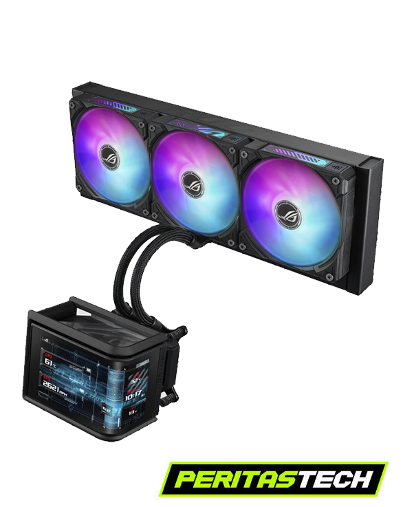 WATERCOOLING ASUS ROG RYUO IV SLC 360MM BLACK ARGB CURVE LCD