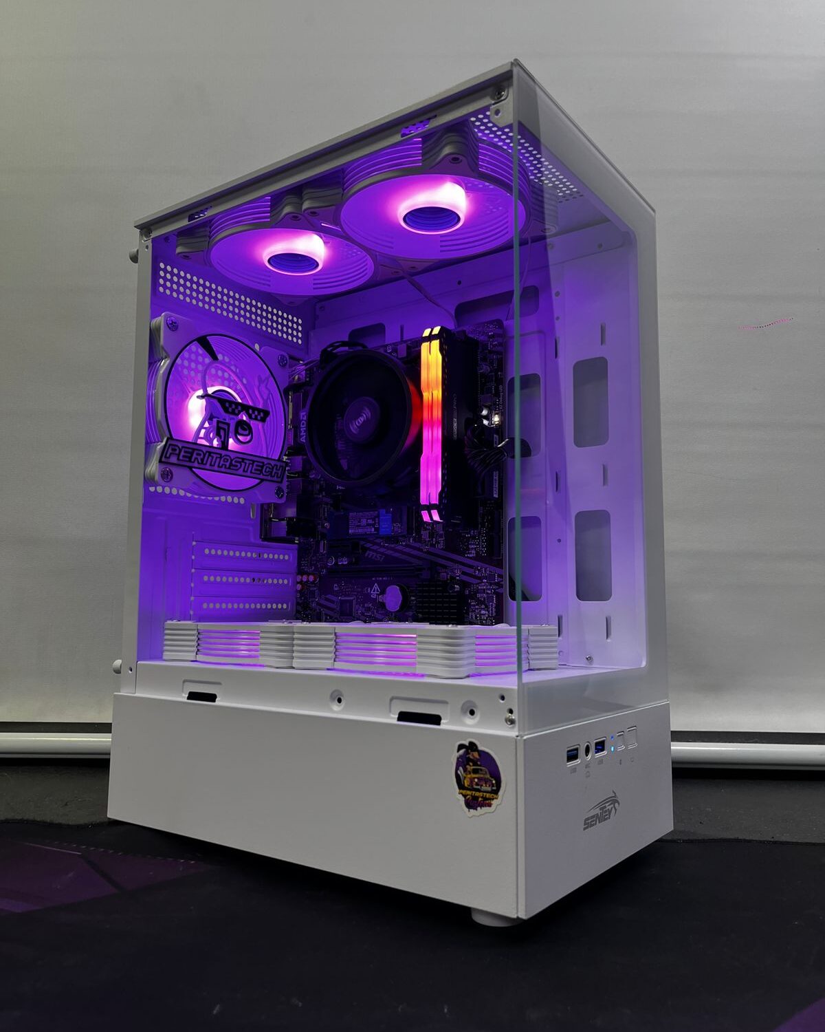 PROMO R5 3400G / 16GB / SSD 500 M.2 / SENTEY H10 5 F ARGB