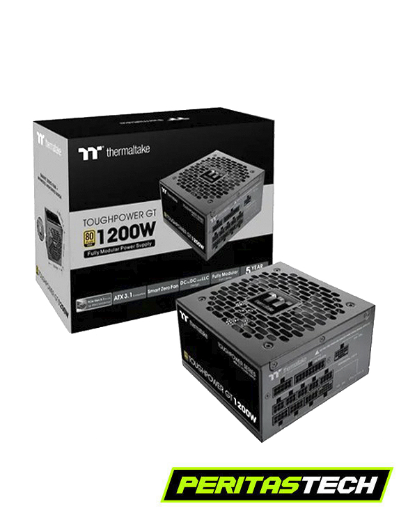 FUENTE THERMALTAKE TOUGHPOWER GT 1200W 80 PLUS GOLD FULL MOD ATX 3.1 PCI E 5.1