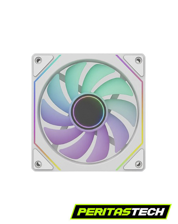 COOLER PARA GABINETE 120MM NOX IFRIT REVERSE WHITE ARGB - Imagen 2