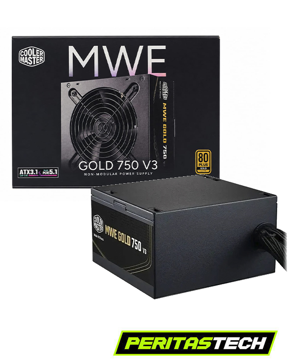 FUENTE COOLER MASTER 750W MWE V3 80 PLUS GOLD