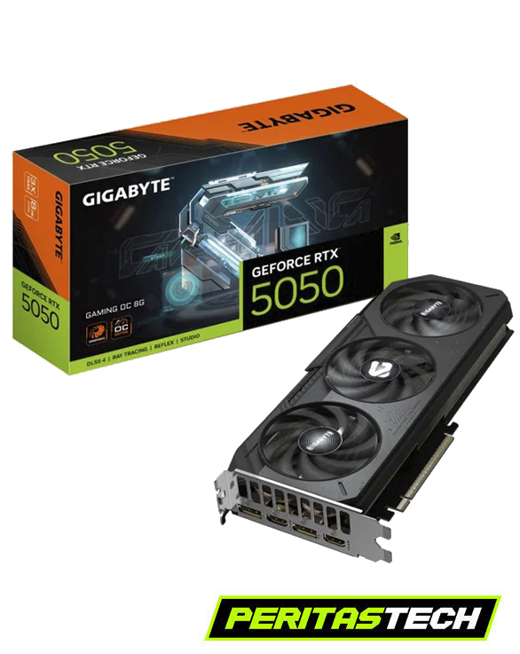 PLACA DE VIDEO RTX 5050 8GB GDDR6 GIGABYTE GAMING OC 3F