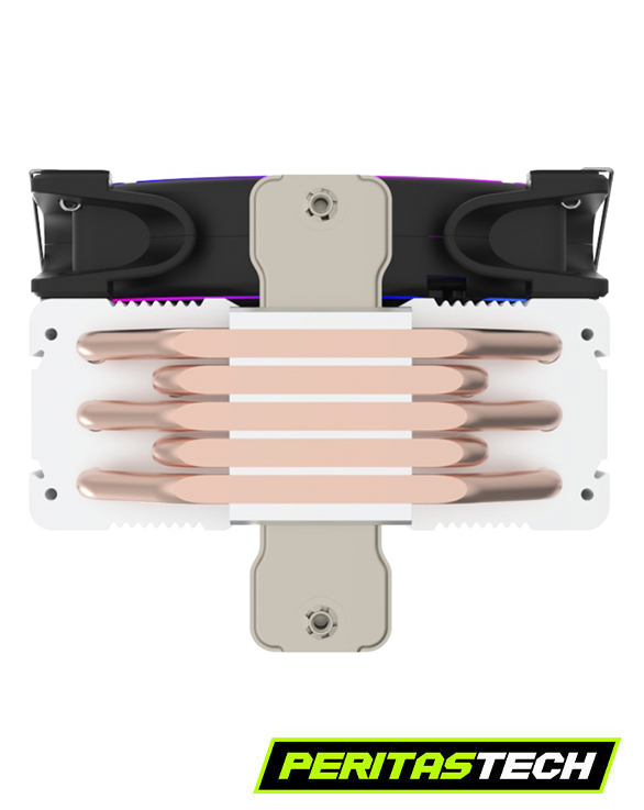 CPU COOLER GAMEMAX GAMMA 500 ARGB 190W TDP FULL BLACK - Imagen 4