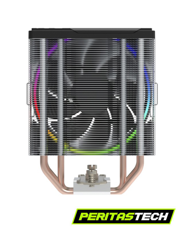 CPU COOLER GAMEMAX GAMMA 500 ARGB 190W TDP FULL BLACK - Imagen 5