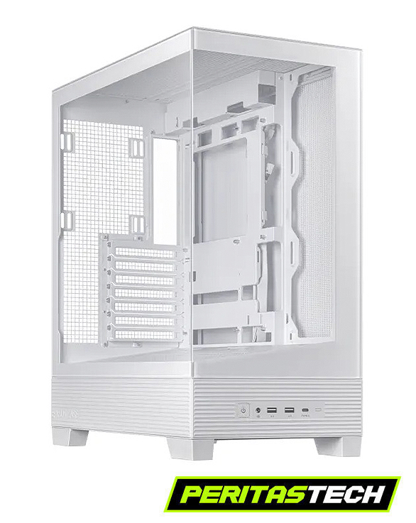 GABINETE GAMER ASUS A31 TG WHITE FULL ATX VISION 270