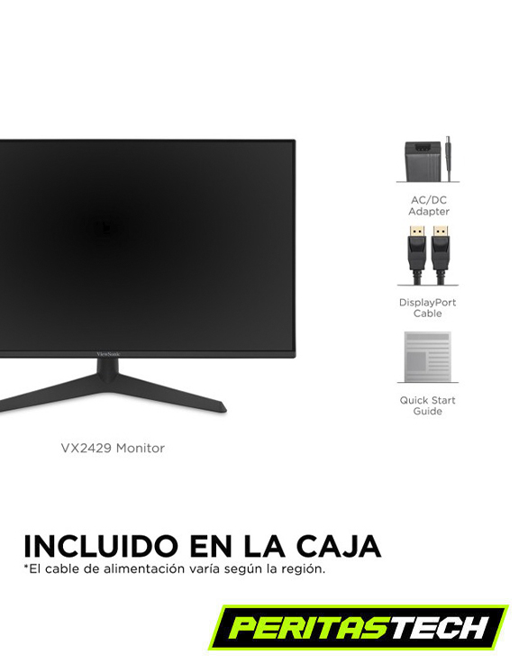 MONITOR VIEWSONIC VX2429 1080P 200HZ FAST IPS 1MS - Imagen 6