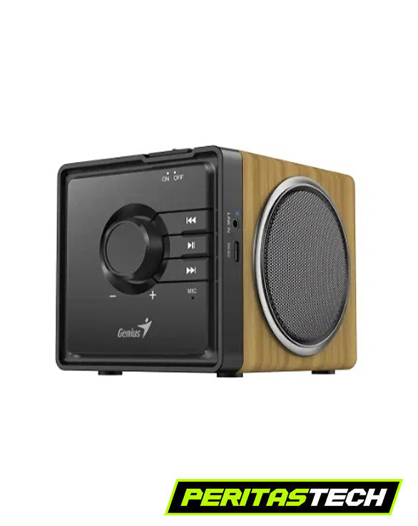 PARLANTE INALAMBRICO BLUETOOTH SP-916BT PINE WOOD 6W RMS