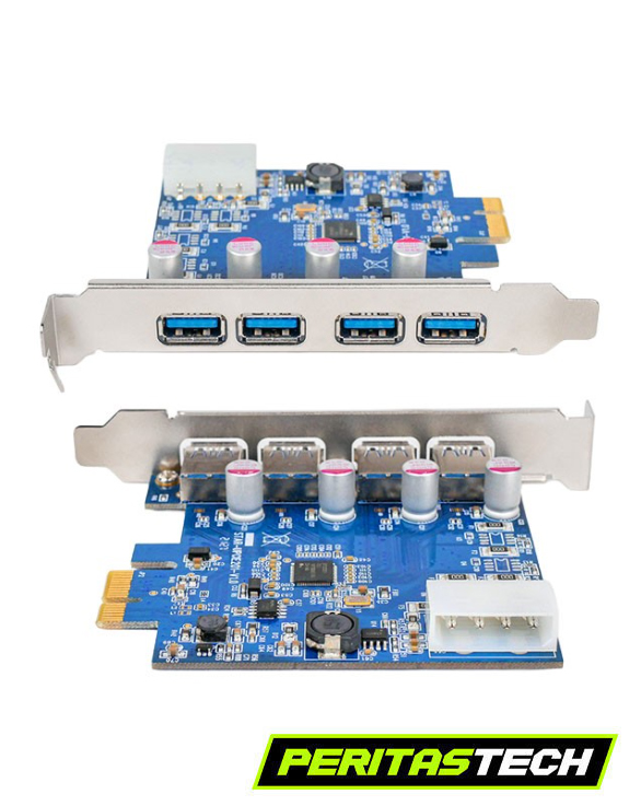 PLACA PCI E 1X A 4 USB 3.0 CHIPSET RENESAS NEC