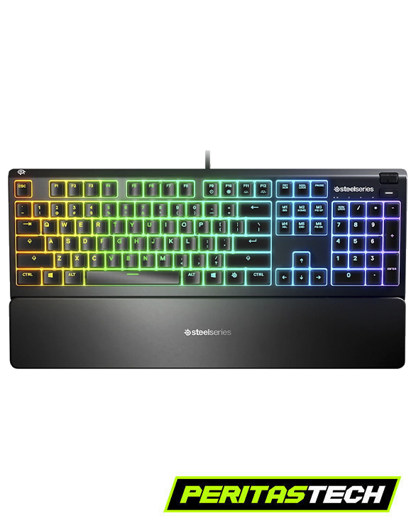 TECLADO GAMER STEELSERIES APEX 3 SWICH WHISPER QUIET ESPAÑOL