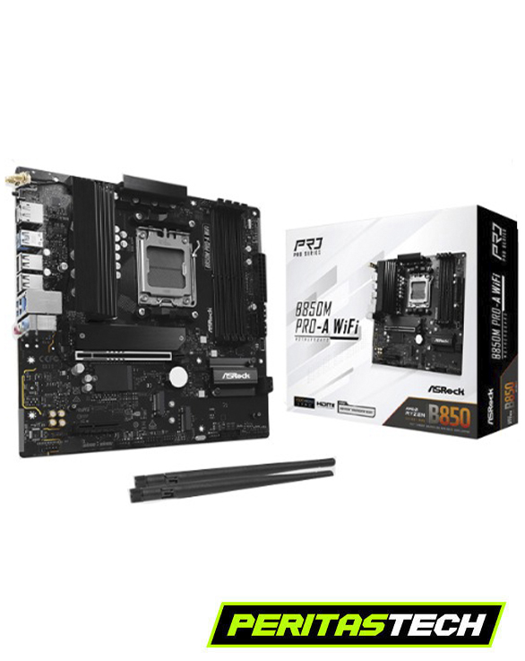 MOTHERBOARD B850M PRO-A  WIFI + BLUETOOTH ASROCK AM5