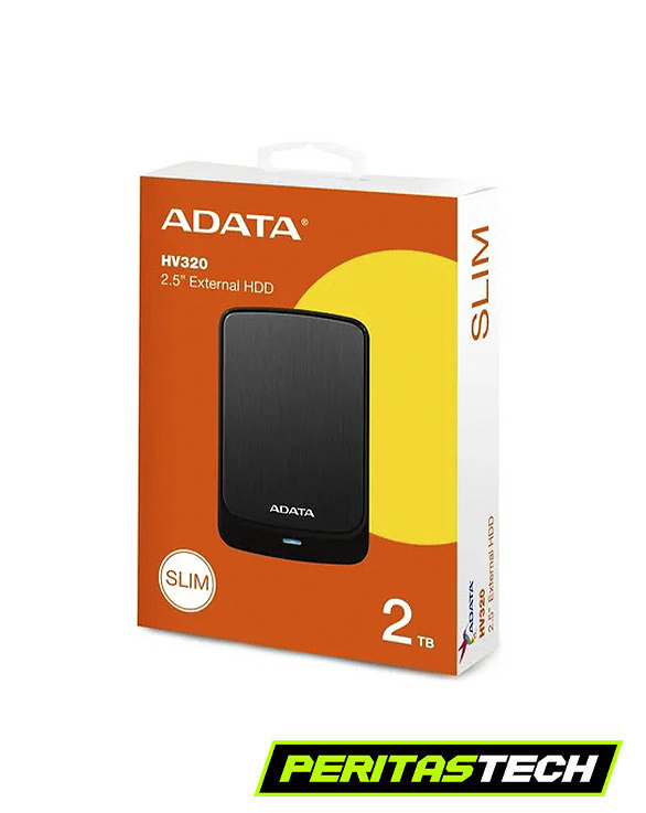 DISCO EXTERNO 2TB  USB 3.2 / 3.1 / 3.0 ADATA HV320 NEGRO
