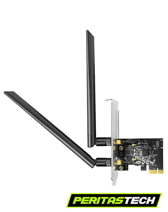 PLACA RED WIFI DUAL BAND PCIE CUDY AC1300 DOBLE ANTENA - Imagen 2