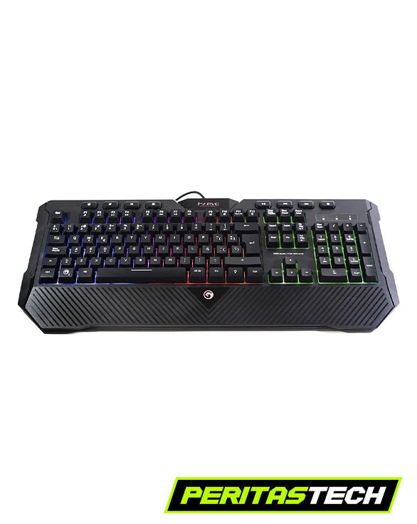TECLADO GAMER MARVO K656 100 % MEMBRANA MULTIMEDIA FIXED RGB - Imagen 4