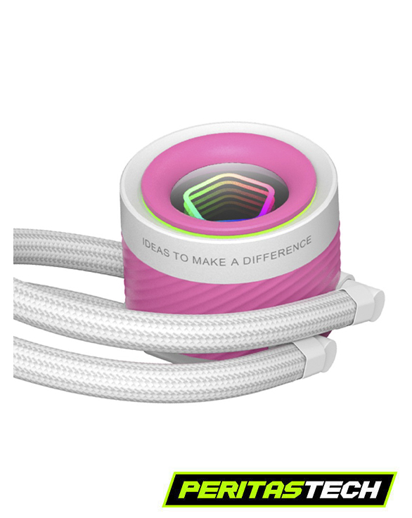 WATERCOOLING 360MM FX360 ARGB INFINITE PINK ID COOLING - Imagen 8