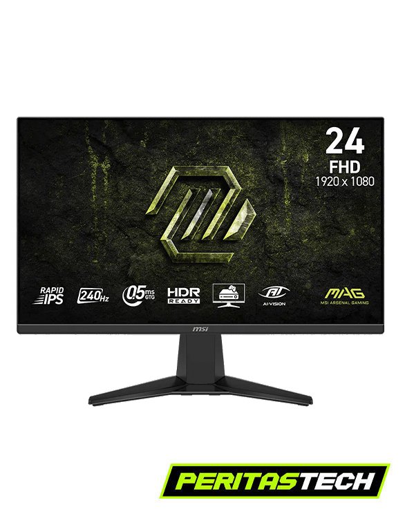 MONITOR MSI GAMING MAG 245F X24 240HZ IPS 0.5MS GTG