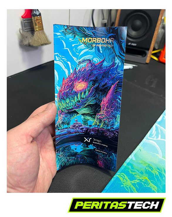 MOUSE PAD GAMER LARGE 40X45 SPEED MORBOHR BY PERITASTECH - Imagen 5