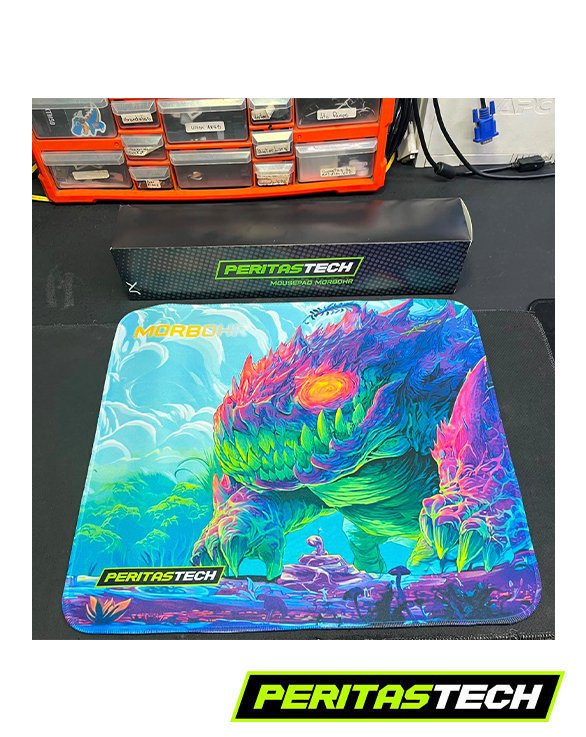MOUSE PAD GAMER LARGE 40X45 SPEED MORBOHR BY PERITASTECH - Imagen 6