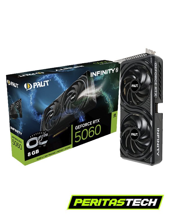 PLACA DE VIDEO RTX 5060 8GB GDDR7 PALIT INFINITY OC EDITION