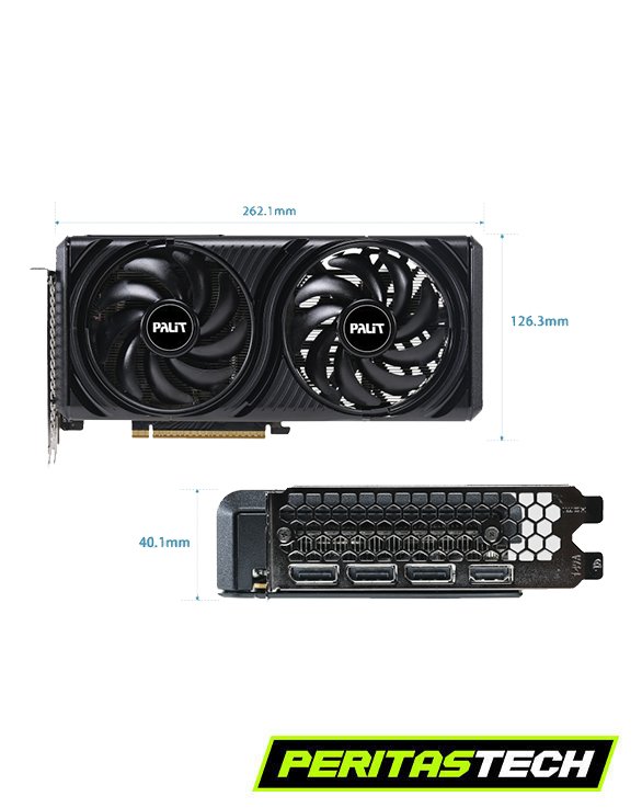 PLACA DE VIDEO RTX 5060 8GB GDDR7 PALIT INFINITY OC EDITION - Imagen 8