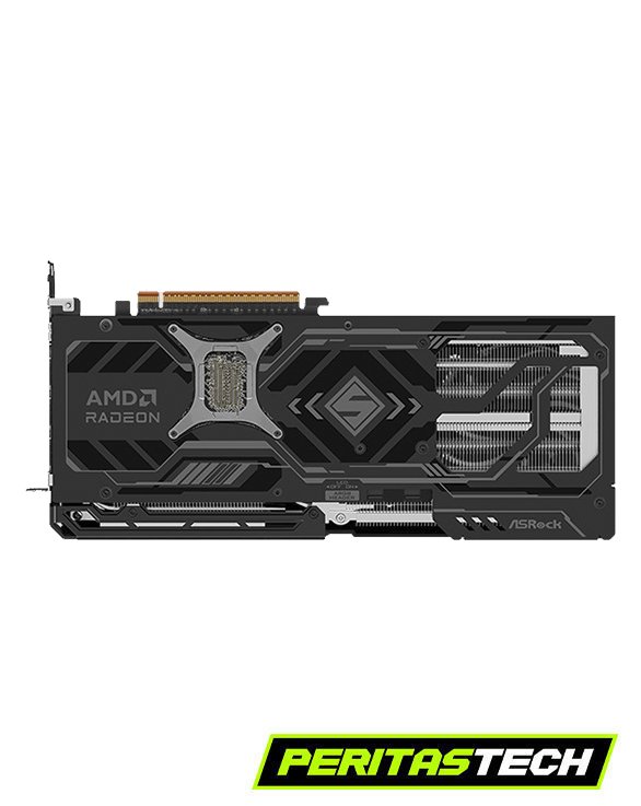 PLACA DE VIDEO RX 9070 XT 16GB GDDR6 STEEL LEGENDS DARK ASROCK - Imagen 4