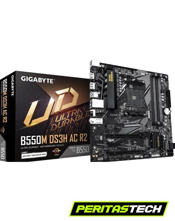 MOTHERBOARD B550M DS3H AC R2 WIFI + BLUETOOTH REV 1.0 GIGABYTE
