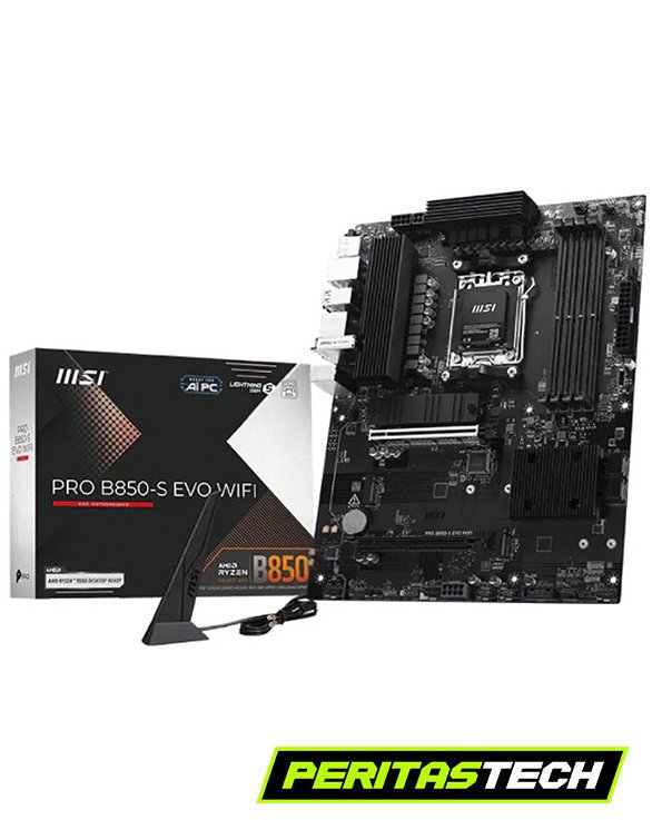 MOTHERBOARD B850-S EVO WIFI + BLUETOOTH PRO MSI ( FULL ATX ) AM5