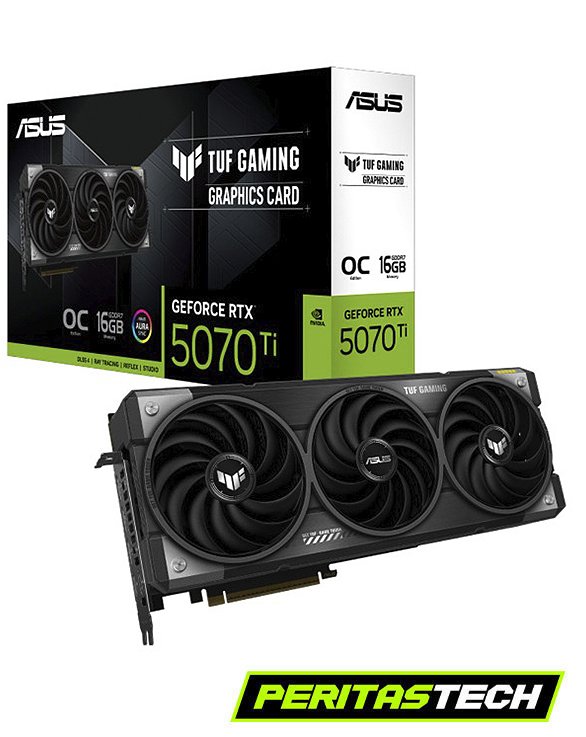 PLACA DE VIDEO RTX 5070 TI 16GB GDDR7 ASUS TUF OC EDITION
