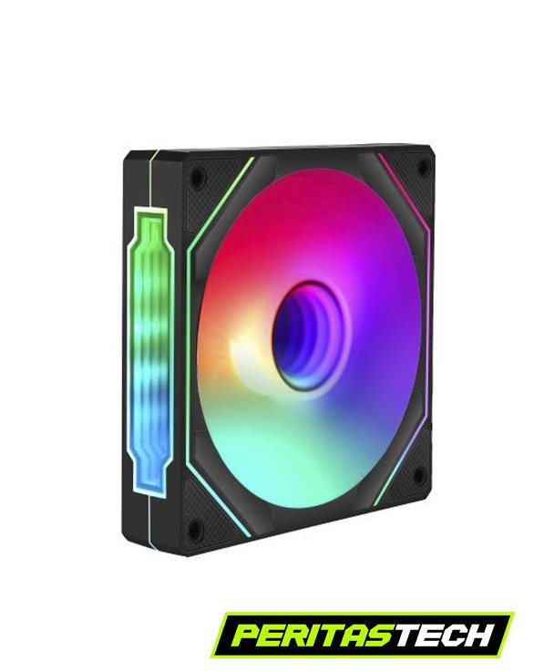 FAN COOLER SENTEY F75 PWM ARGB 1600 RPM INFINITE MIRROR OEM BULK - Imagen 3