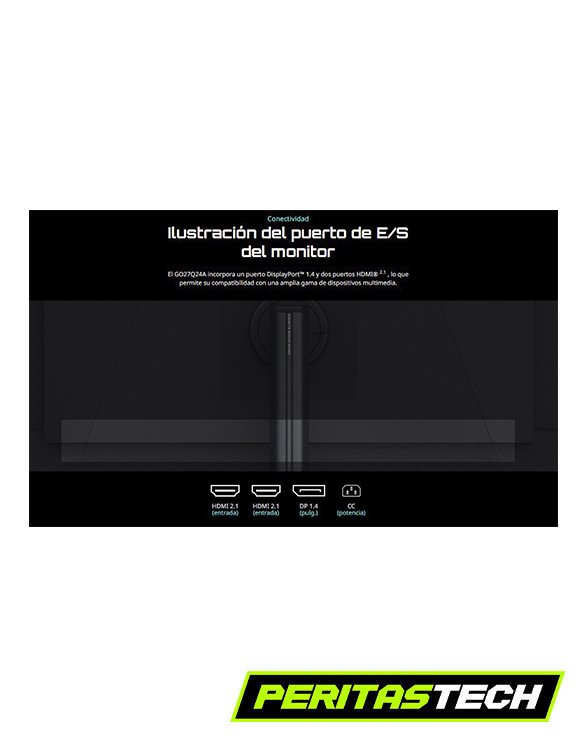 MONITOR GAMER OLED GIGABYTE 27 PULGADAS QHD 2K GO27Q24A 240HZ