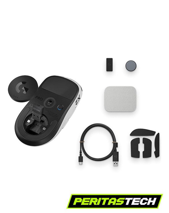 MOUSE GAMER LOGITECH PRO X2 SUPER STRIKE BLACK & WHITE