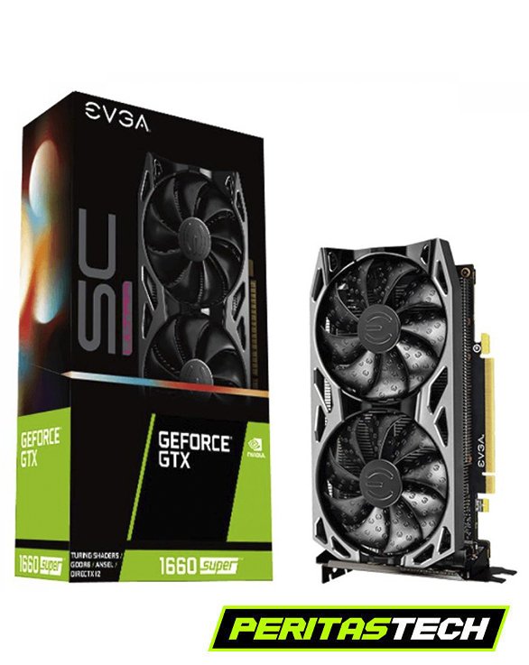 PLACA DE VIDEO GTX 1660 SUPER 6GB GDDR6 EVGA SC ULTRA