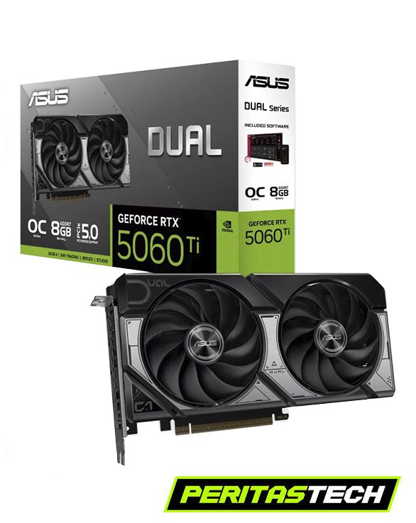 PLACA DE VIDEO RTX 5060 TI 8GB GDDR7 ASUS DUAL OC EDITION